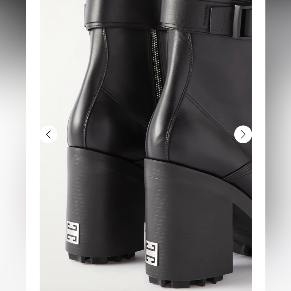 βΌοΈβͺοΈGivenchy β LEATHER COMBAT BOOTS βͺοΈβΌοΈ - Picture 4 of 11
